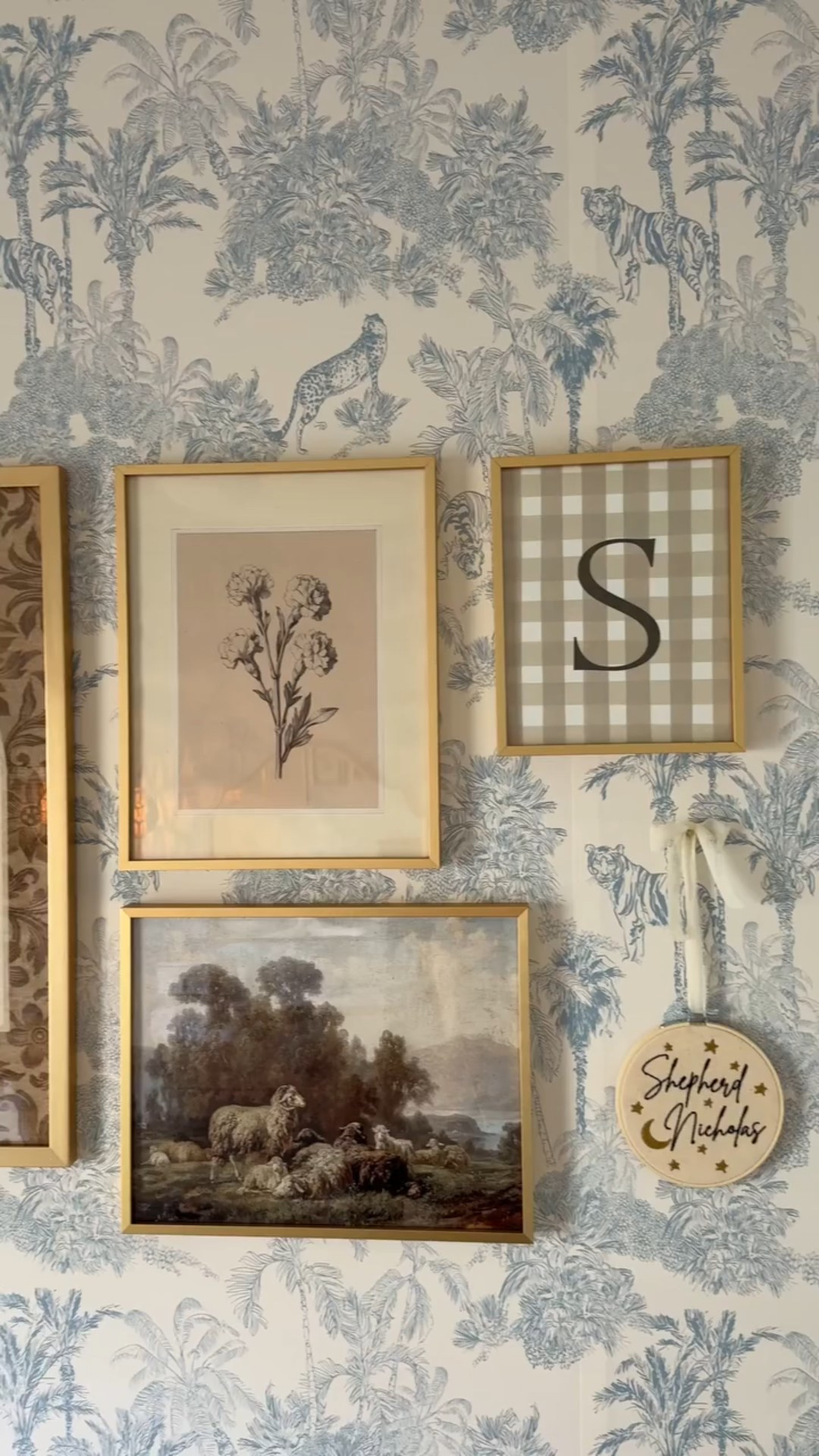 Shepherds nursery details 🤍
We had so much fun decorating this room for our angel boy. & now I want to wallpaper ever room in my house 😂

#nursery #nurseryinspo #nurserydecor