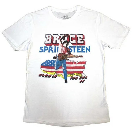 Bruce Springsteen Unisex T-Shirt: Born In The USA 85 (XX-Large) | Walmart (US)