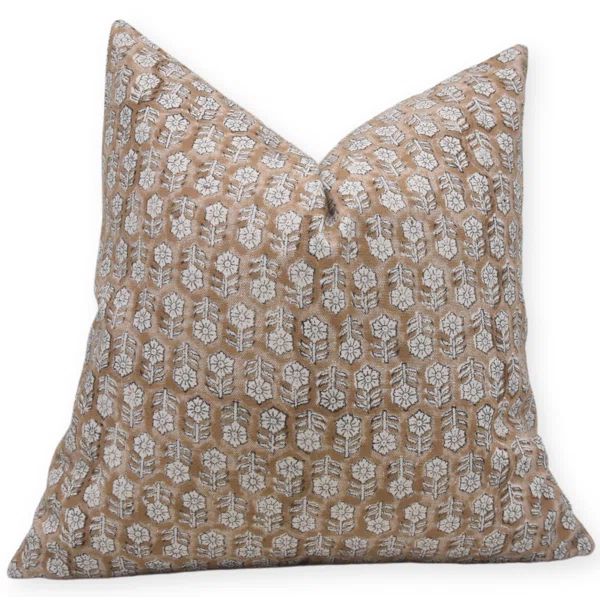 Arleena Floral Cotton Indoor/Outdoor Pillow Cover | Wayfair North America