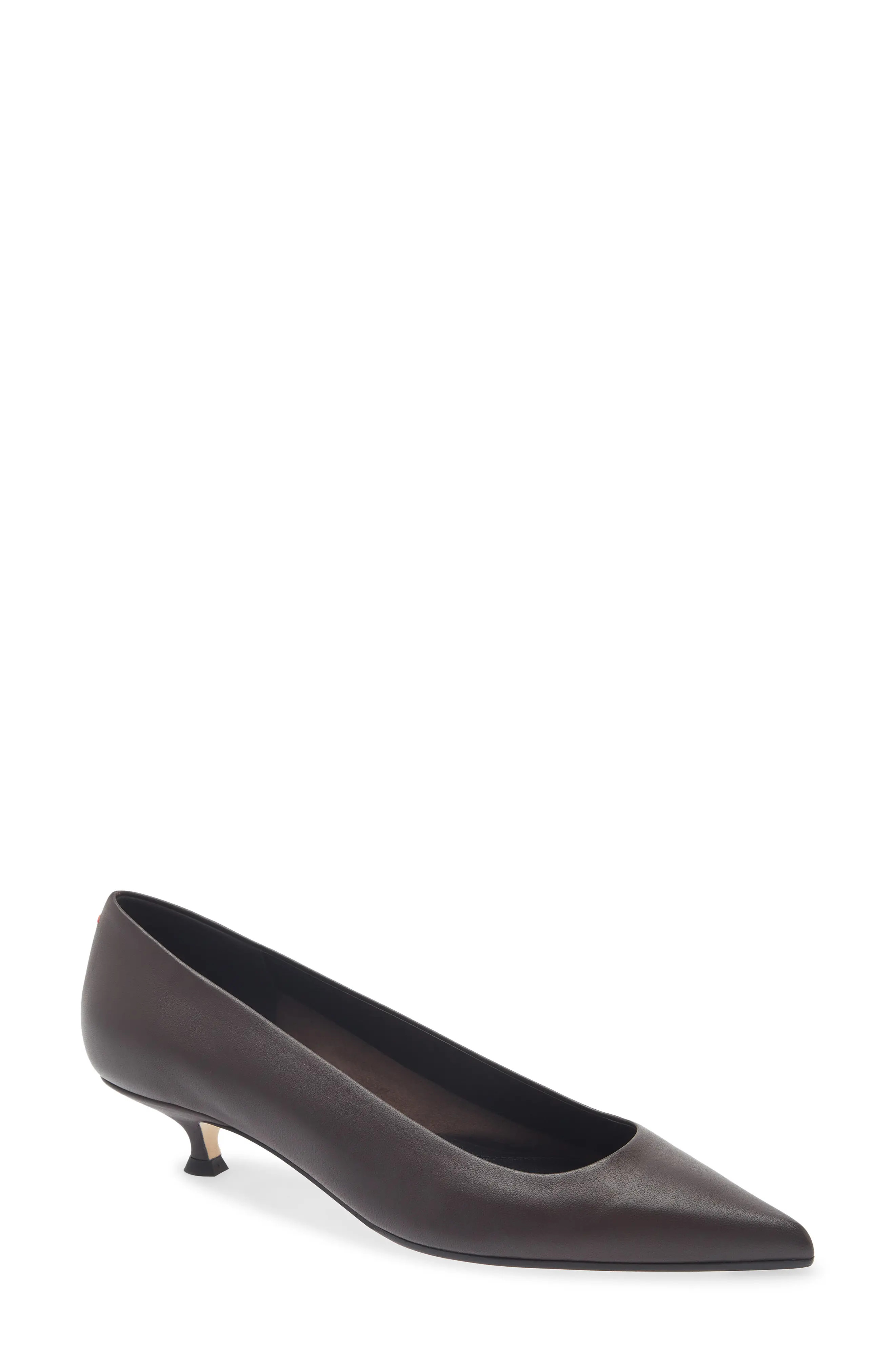 aeyde Cari Pointed Toe Kitten Heel Pump (Women) | Nordstrom | Nordstrom