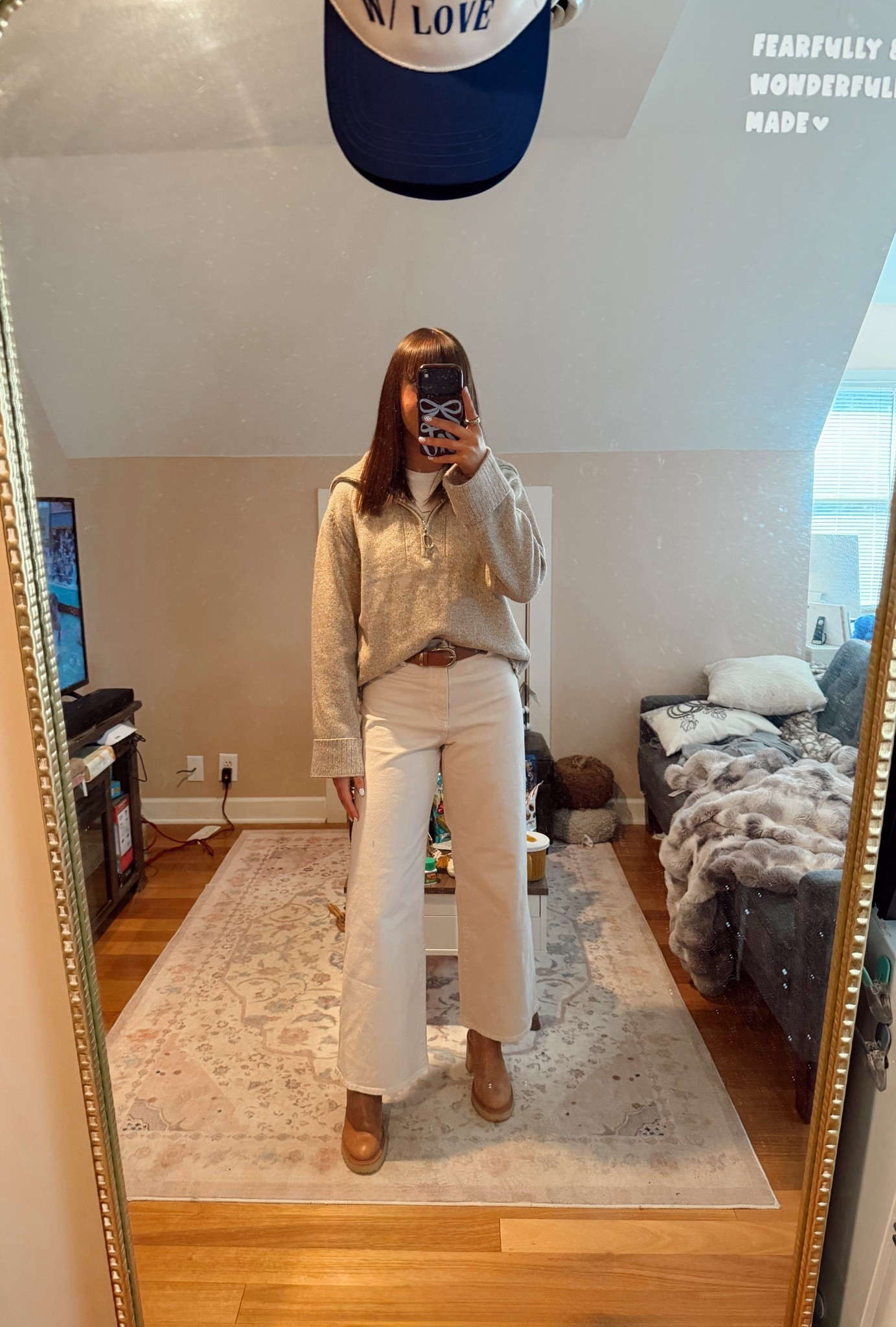 Top: m 
Pants: 25 


#LTKootd #LTKGiftGuide #LTKHoliday