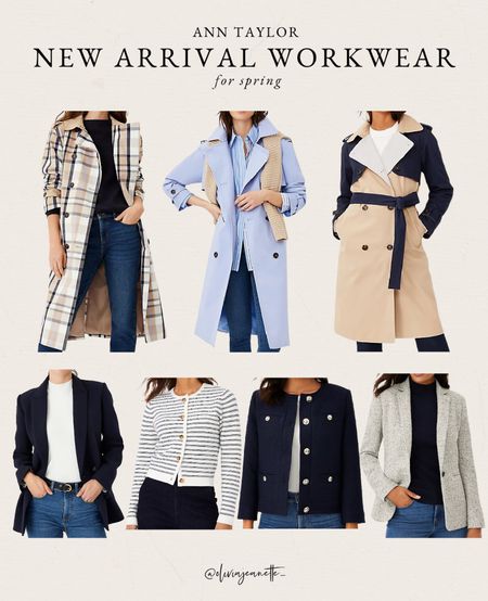New arrival jackets, blazers, cardigans for spring from Ann Taylor's newest collection💜

#LTKworkwear #LTKSeasonal #LTKstyletip
