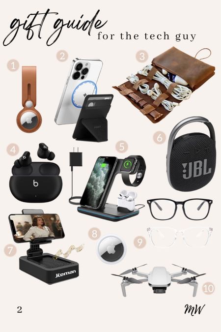 gift guide / gift giving / Christmas gifts / Christmas list / tech guy / technology / blue light glasses / speaker / phone accessories / air tag / head phones / men gifts 

#LTKHoliday #LTKunder50 #LTKunder100