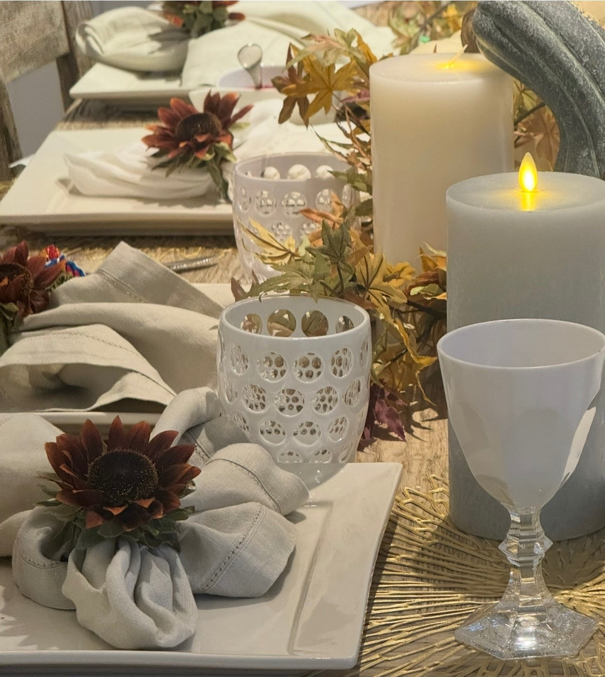 When I set my table I always use napkin rings, place mats, realistic wax candles, and acrylic glasses. I’m sharing glasses that are made from high quality acrylic. Unlike many other acrylic glasses, they have exceptional design and quality. They are available in a range of stylish designs and various shades, from turquoise to orange.  All items on my table add a perfect addition to any table setting. Use these pieces for any holiday! 

#LTKFindsUnder100 #LTKSeasonal #LTKGiftGuide