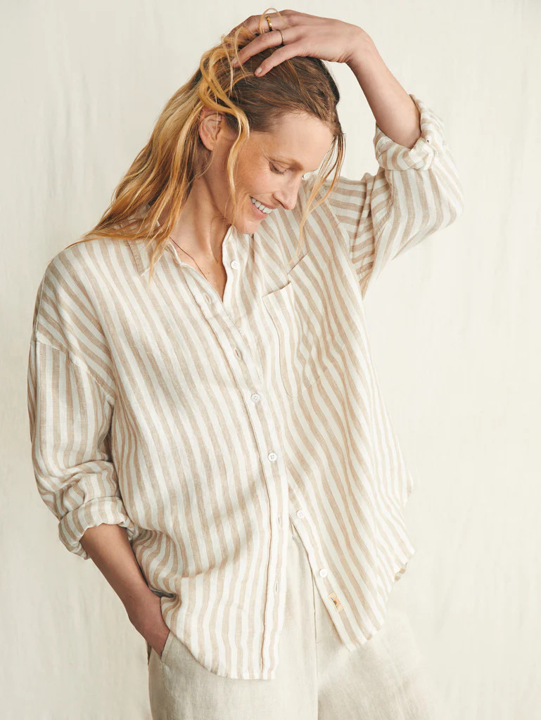 Laguna Linen Relaxed Shirt | Faherty