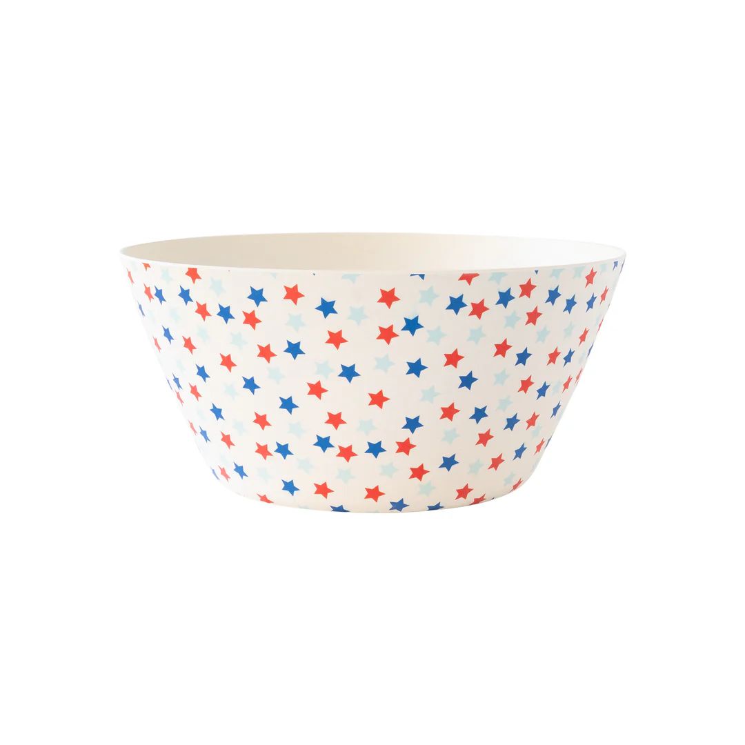 Multi Stars Reusable Bamboo Serving Bowl | My Mind's Eye