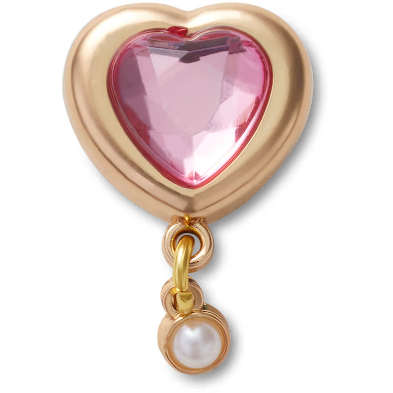 Gold Heart Gem with Pearl | Crocs (US)