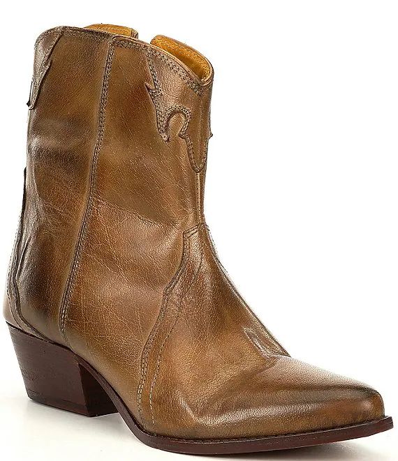 New Frontier Leather Western Booties | Dillards