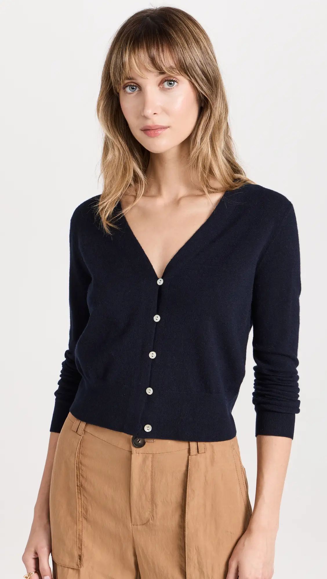 Vince Loop Trim Cardigan | Shopbop | Shopbop