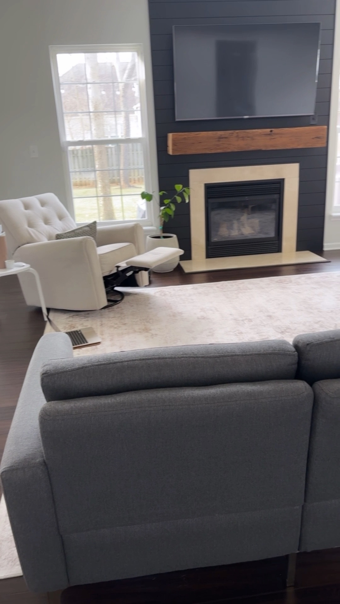 Out with the old, planning for the new 🤍
This is what our living room looks like right now — but we’re getting ready to move this furniture downstairs and refresh the upstairs with pieces made from natural fibers whenever possible and Greenguard-certified materials.

Creating a space that feels cozy and supports healthier air quality for our family is the goal.
Would you like me to share what I end up choosing? ✨

#LTKvlog #LTKHome #LTKmomlife