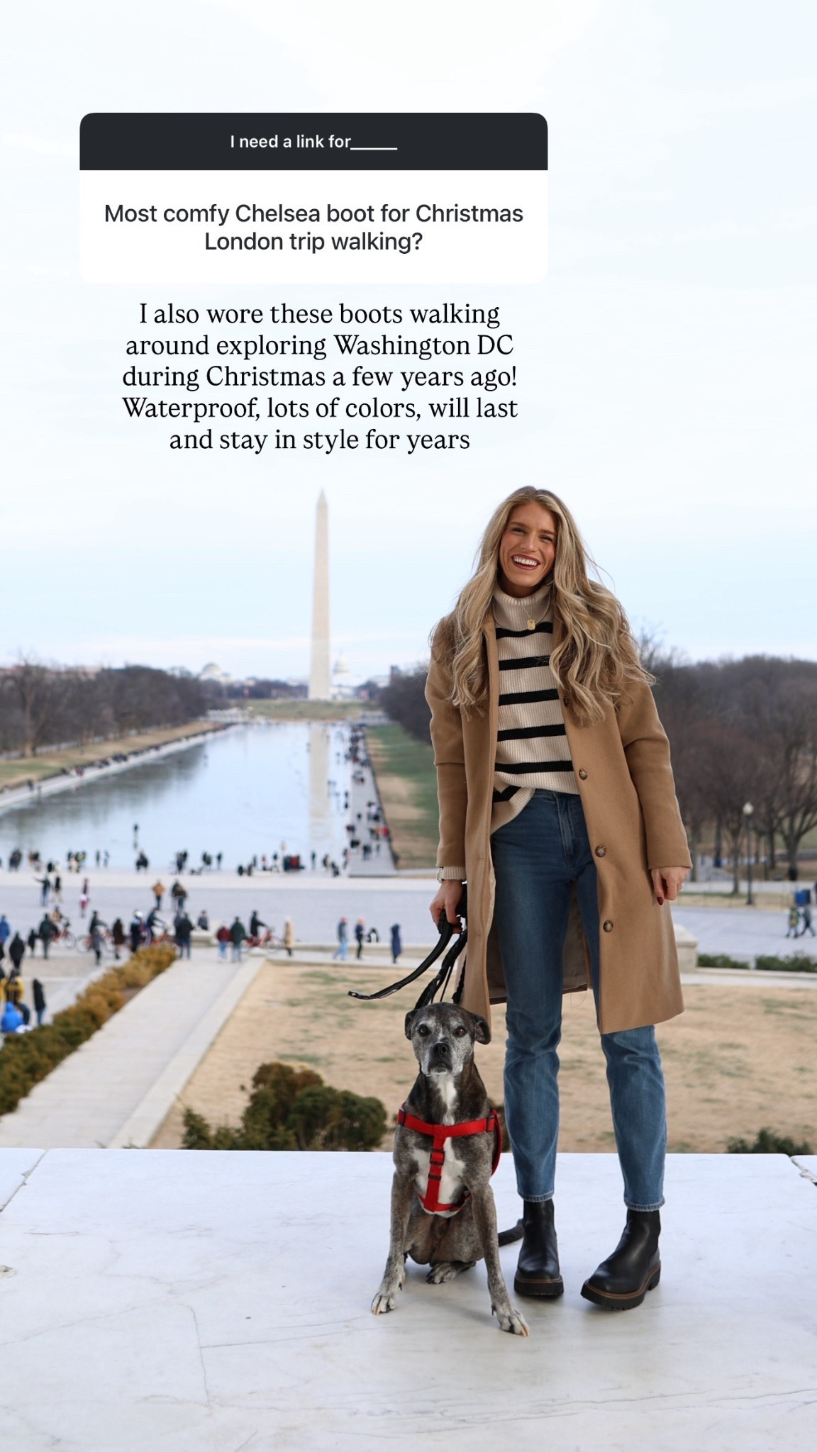 Waterproof Chelsea boots! 
Coat is old from Abercrombie and top is old from zara
