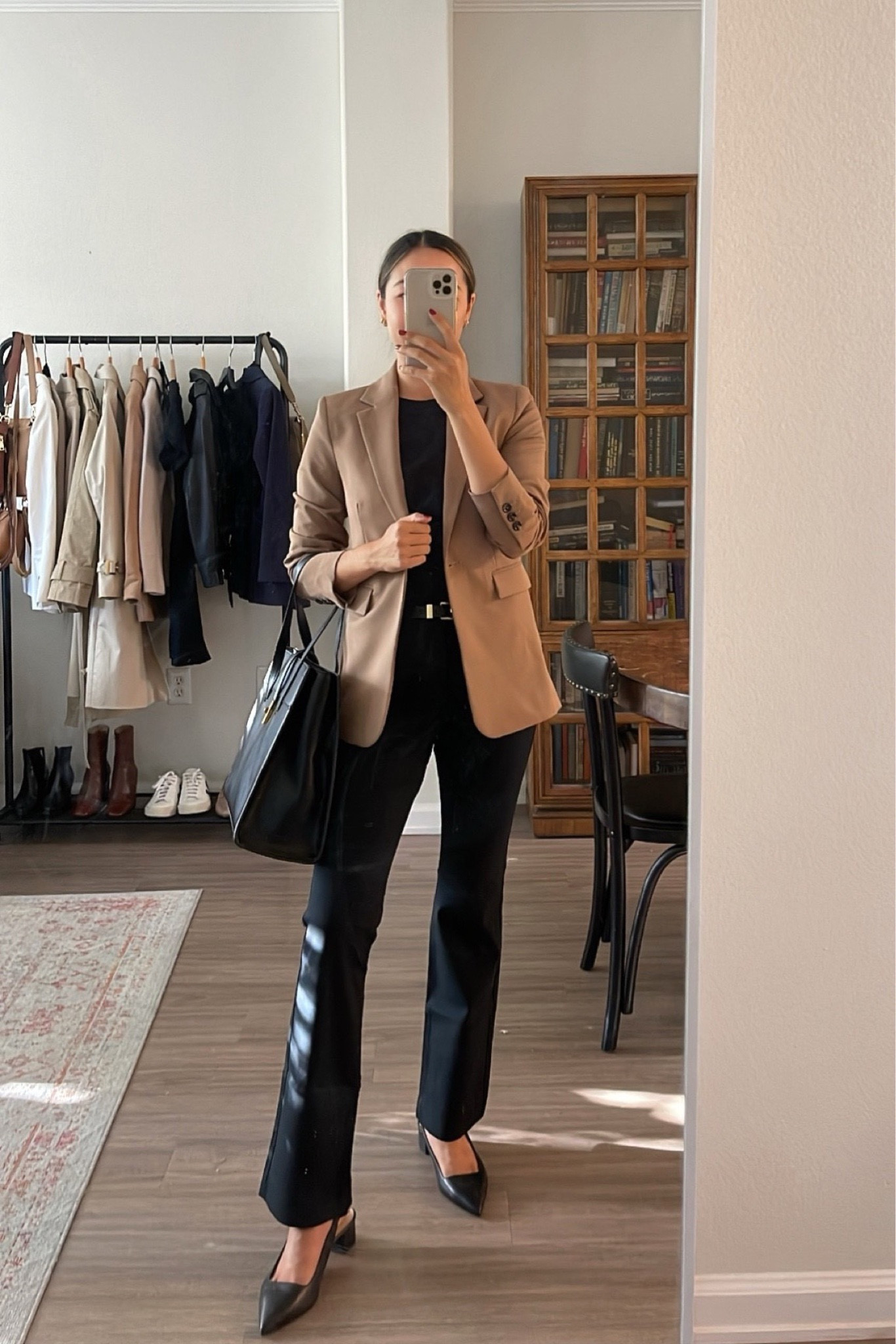 Budget friendly work finds! Everything is under $100! 
Camel blazer xs - this one is almost sold out, linked similar 
Flare work pants - so comfy and on sale for $40

Business casual / business professional / workwear 

#LTKunder50 #LTKworkwear #LTKunder100