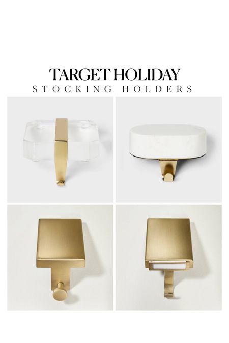 Target holiday new arrivals 🌟 lucite stocking holder, marble stocking holder gold stocking holders target Christmas Decor 

#LTKHoliday #LTKsalealert #LTKhome