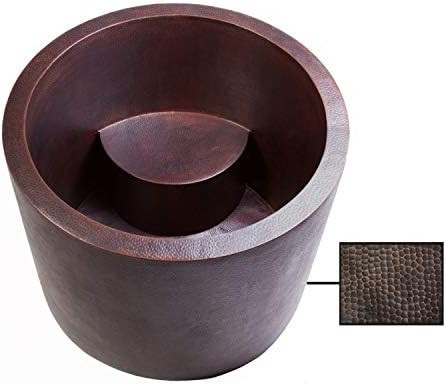 Soluna Copper Japanese Soaking Tub in Rio Grande Finish - Ofuro Style Freestanding Double Wall Co... | Amazon (US)