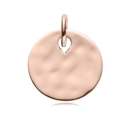 Ziggy Round Pendant, Rose Gold Vermeil on Silver | Monica Vinader (US)