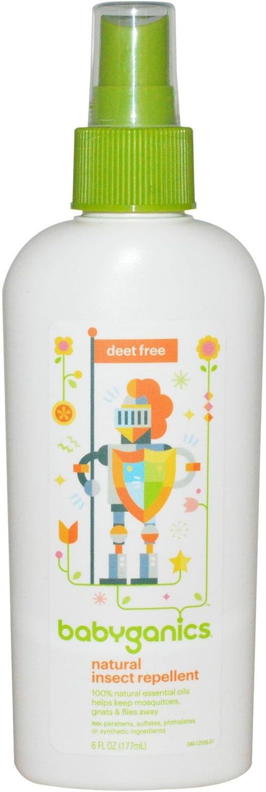 Babyganics Natural Insect Repellent, 6 oz, Packaging May Vary | Amazon (US)