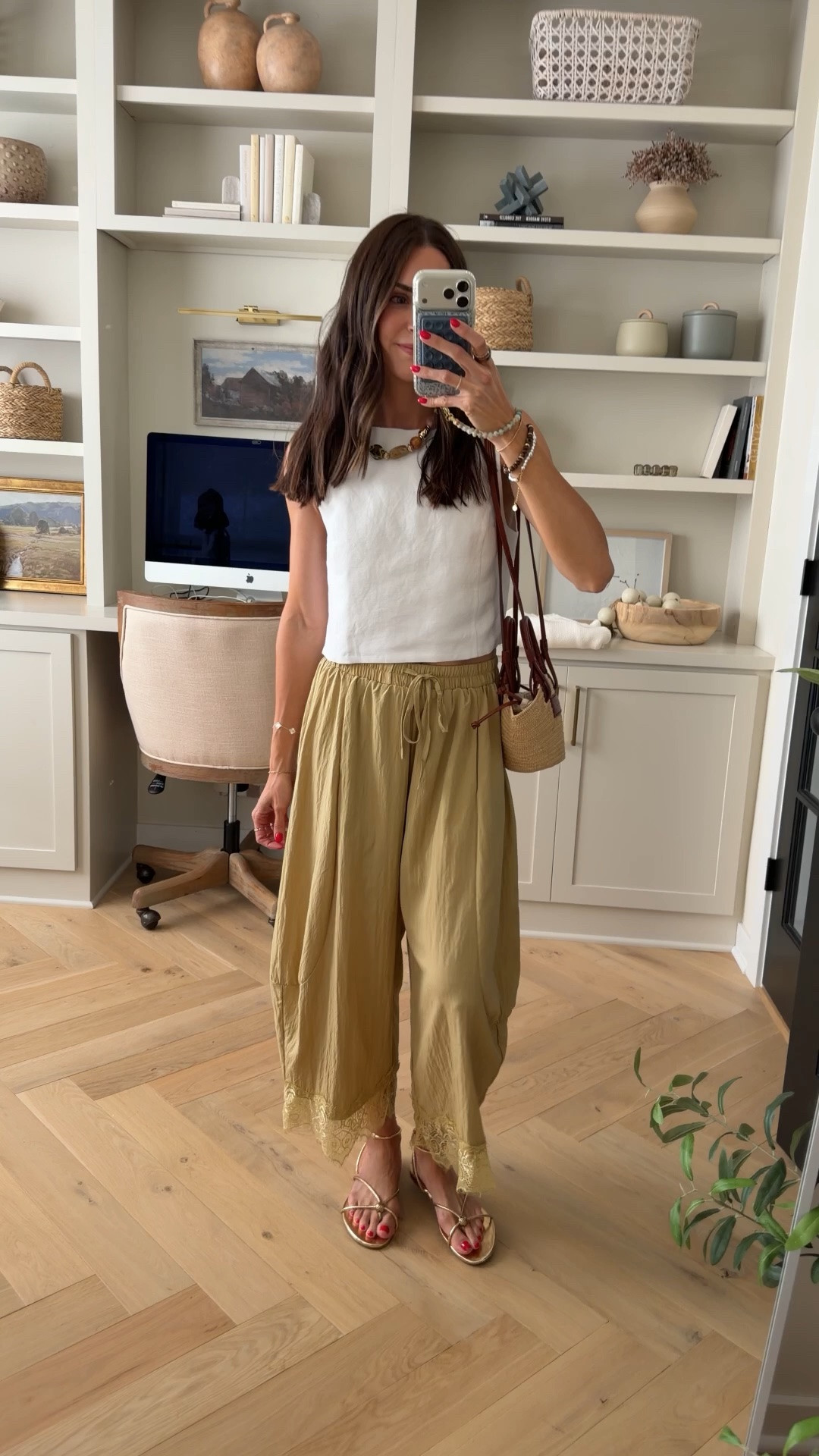 What I wore to a girls dinner ln! These Amazon pants are fabbbb 🔥 

White linen tank: true to size, size down if between (S)
Lace pants: true to size (S) so comfy and lightweight for summer!
Sandals: tts

#LTKootd #LTKgrwm #LTKSeasonal