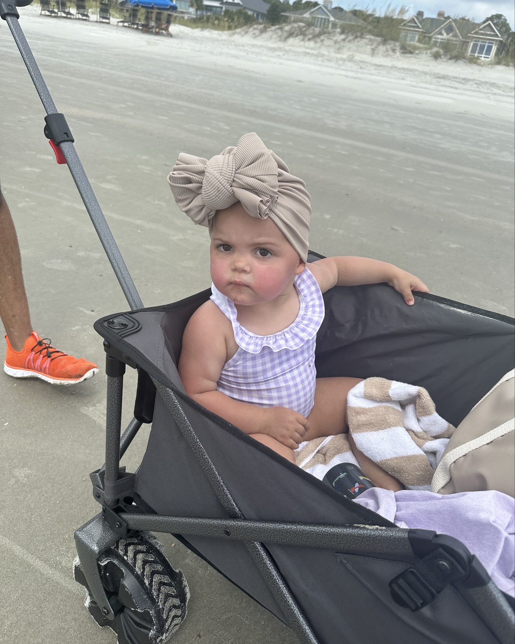 Our beach wagon is a MUST HAVE for vacations whether you're carting around a littles or just have a bunch of stuff to take to the beach - and this one from amazon is on major deal today!

We LOVE this thing - packs up small, super easy to clean, strong wheels to get through the mud and grass and sand, and nice and deep to fit everything you need!

We will use this baby for YEARS to come I'm sure - sporting events,
zoo trips, and of course the beach!

#LTKSaleAlert #LTKFindsUnder50 #LTKTravel