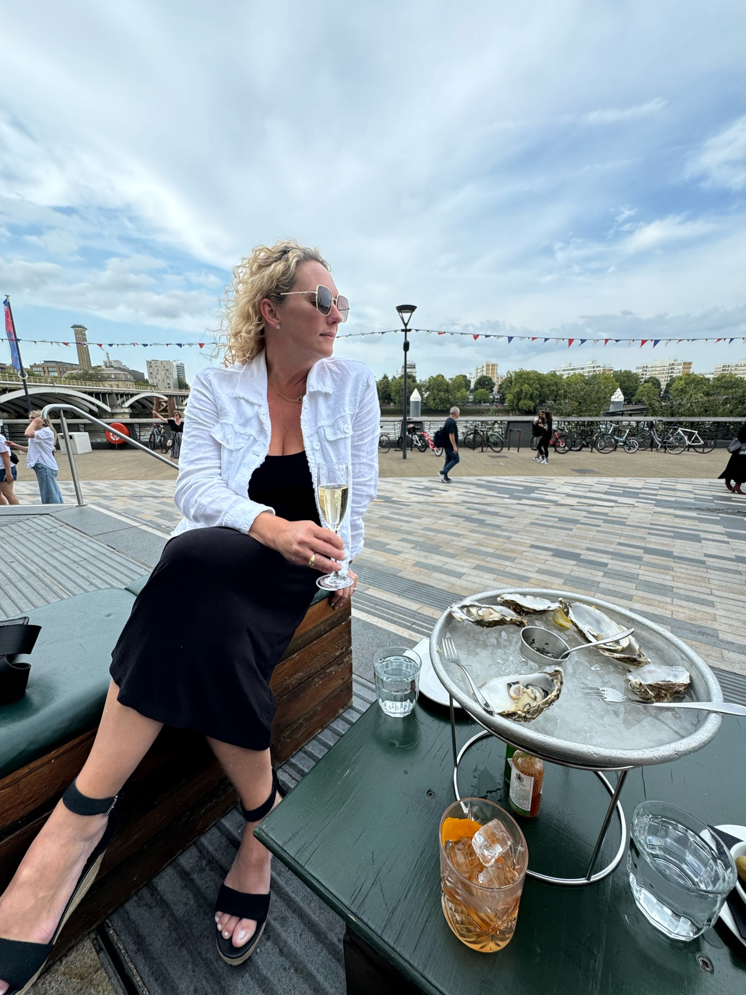 A few of my favorite things! Seriously my favorite staple pieces that work for every season and elevate any outfit! I love them for travel and to help me mix up a wardrobe to make it go further while I’m traveling! This white line jacket comes in so many colors, it’s great and lightweight! The black dress can be dressed up or down! Super versatile ✨ And let me tell you about my love of Ugg shoes for travel! One of the most comfortable brands that look great too! Such a winning combination !

#LTKTravel #LTKStyleTip #LTKOver40