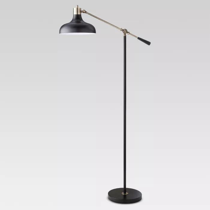 Crosby Schoolhouse Floor Lamp Black - Threshold | Target