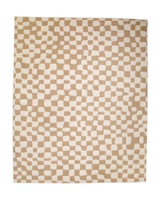 Made In Turkey 8x10 Checkered Rug | TJ Maxx