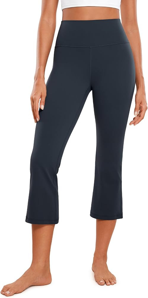CRZ YOGA Butterluxe Capris Flare Leggings 23" - Bootcut High Waisted Womens Yoga Pants Cropped Ca... | Amazon (US)