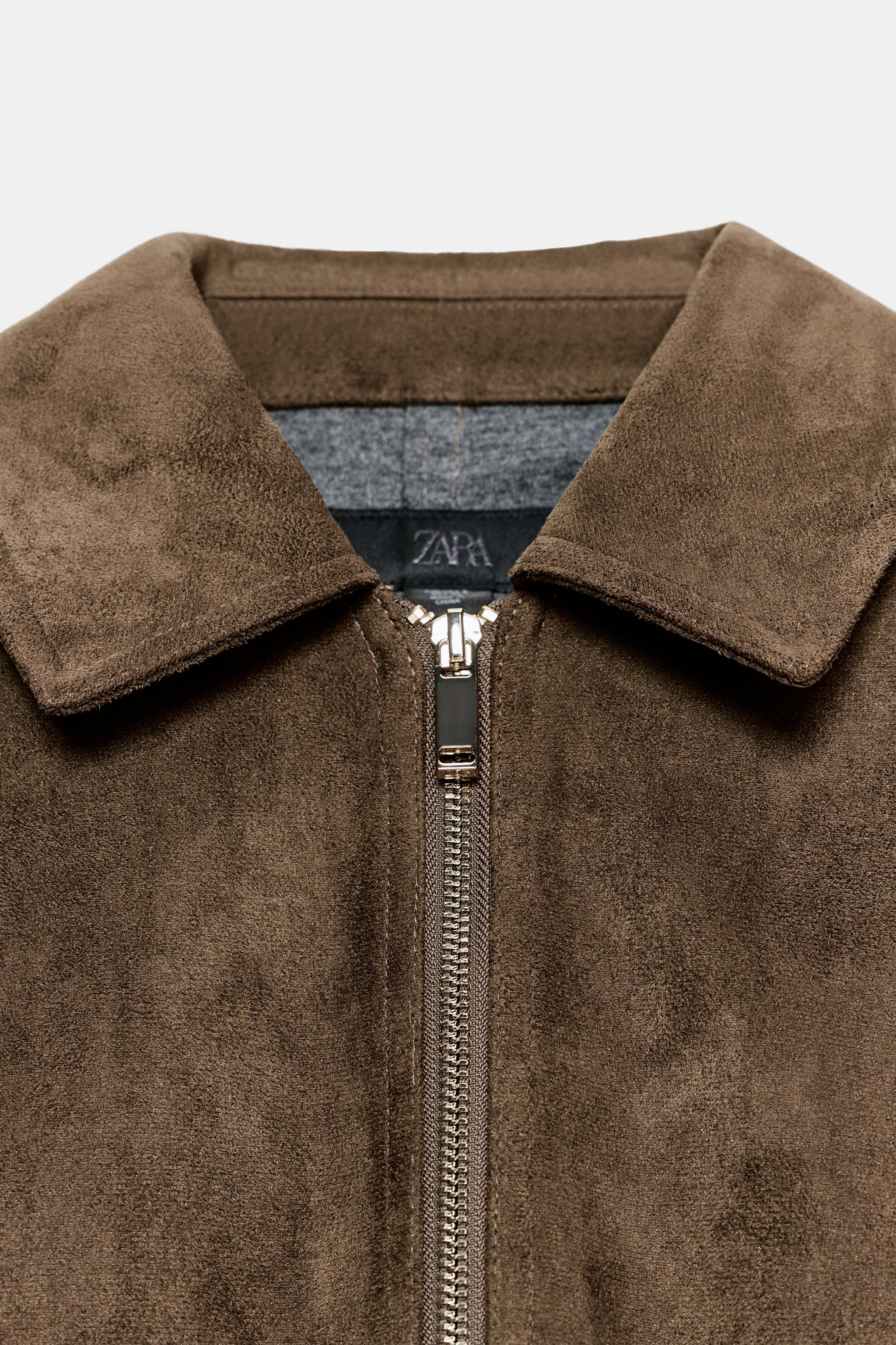 FAUX SUEDE JACKET | Zara US