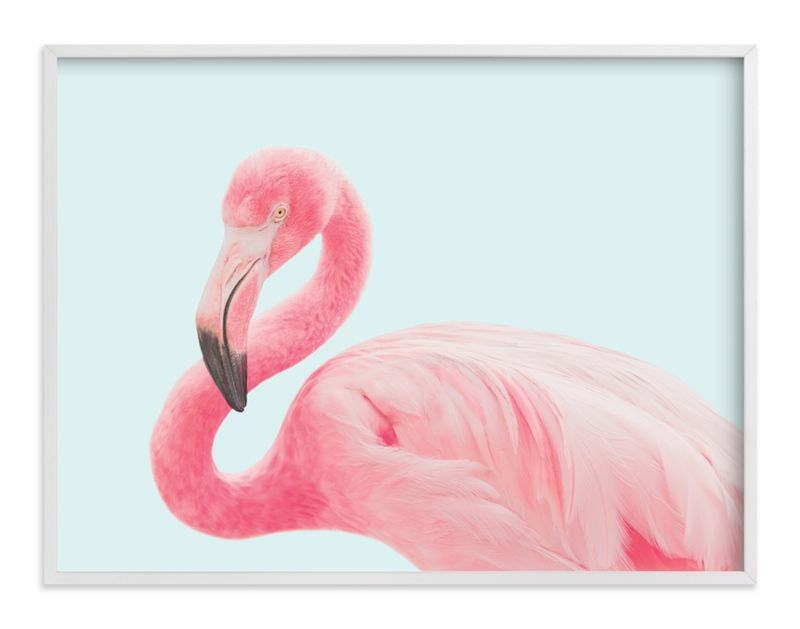 "Flamingo Portrait III" - Photography Limited Edition Art Print by Rega. | Minted