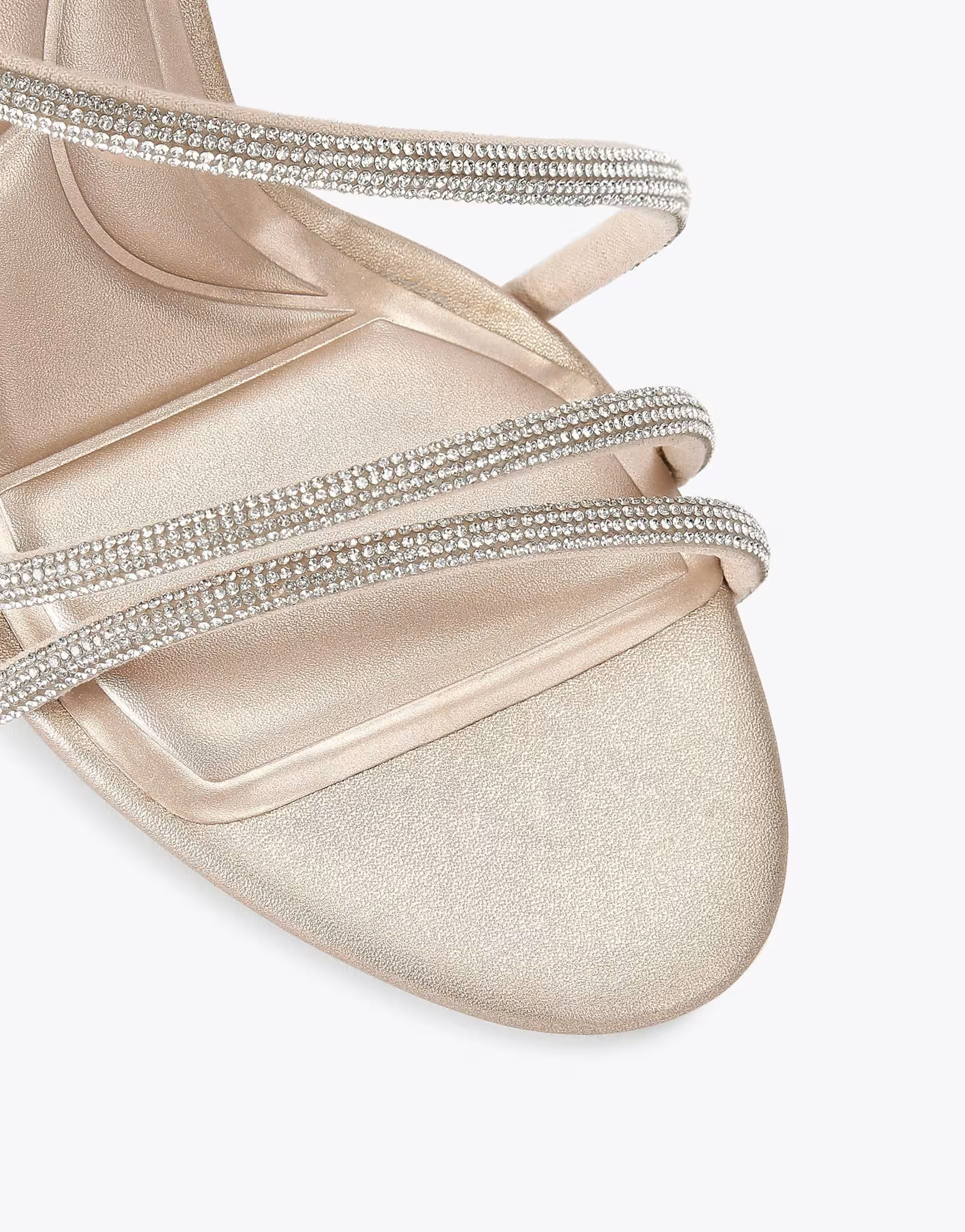 Carvela Spiral 105 heeled sandals in gold | ASOS (Global)