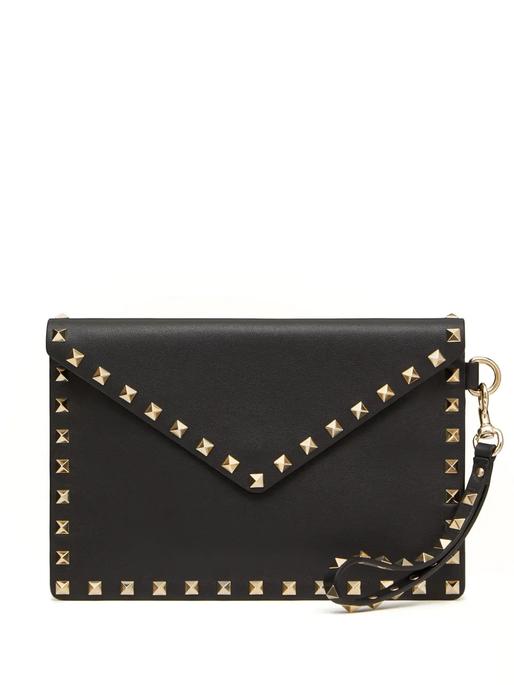 Valentino Garavani Rockstud Envelope Clutch - Farfetch | Farfetch Global