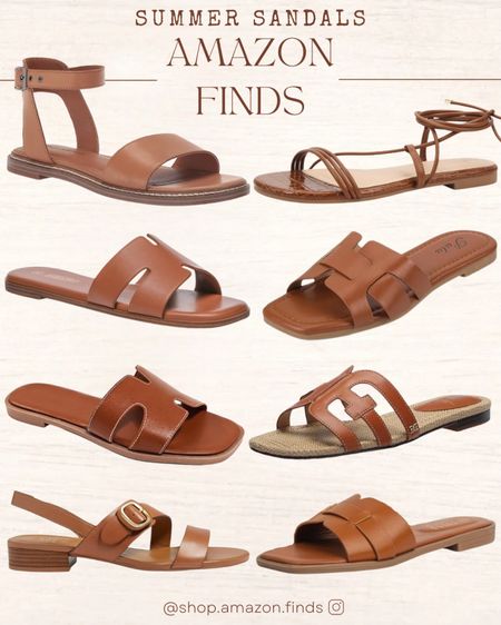 Brown summer sandals for women! All these shoes are from Amazon.

#LTKStyleTip #LTKShoeCrush