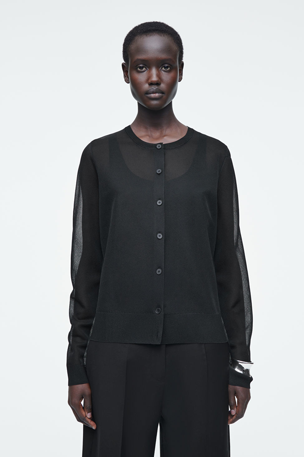 FINE-KNIT OMBRÉ CARDIGAN | COS (US)