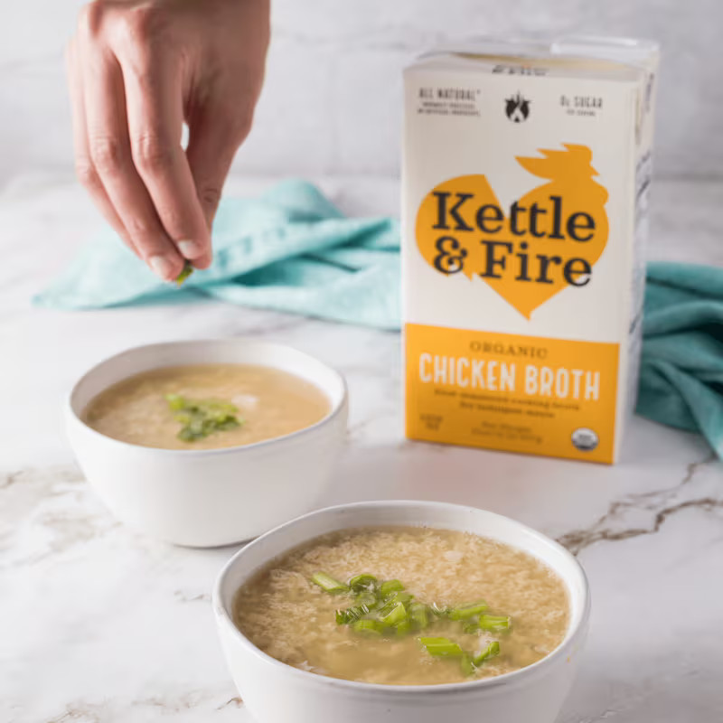4 Pack: Vegetable Broth - 32oz | Kettle & Fire