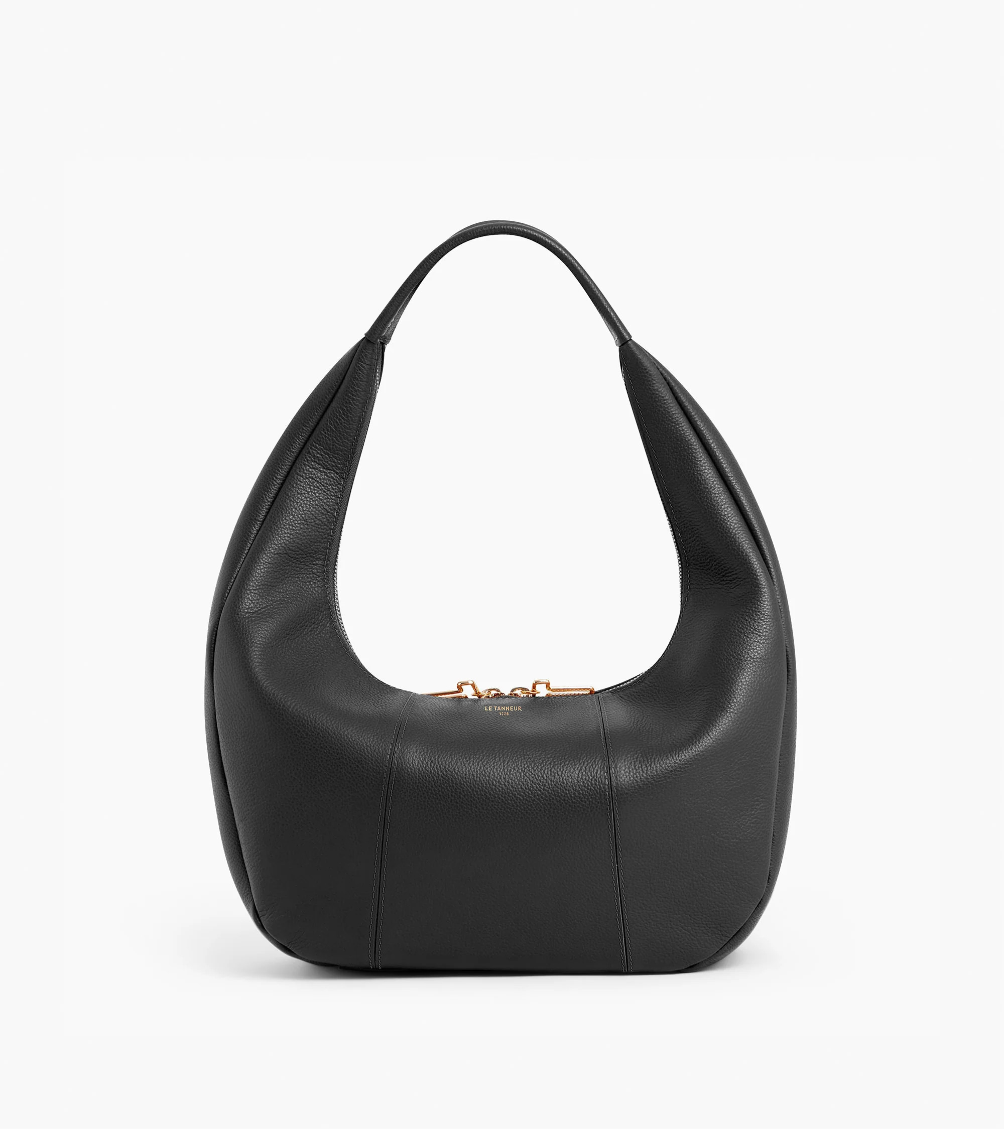 Grand sac hobo Juliette en cuir grainé | Le Tanneur