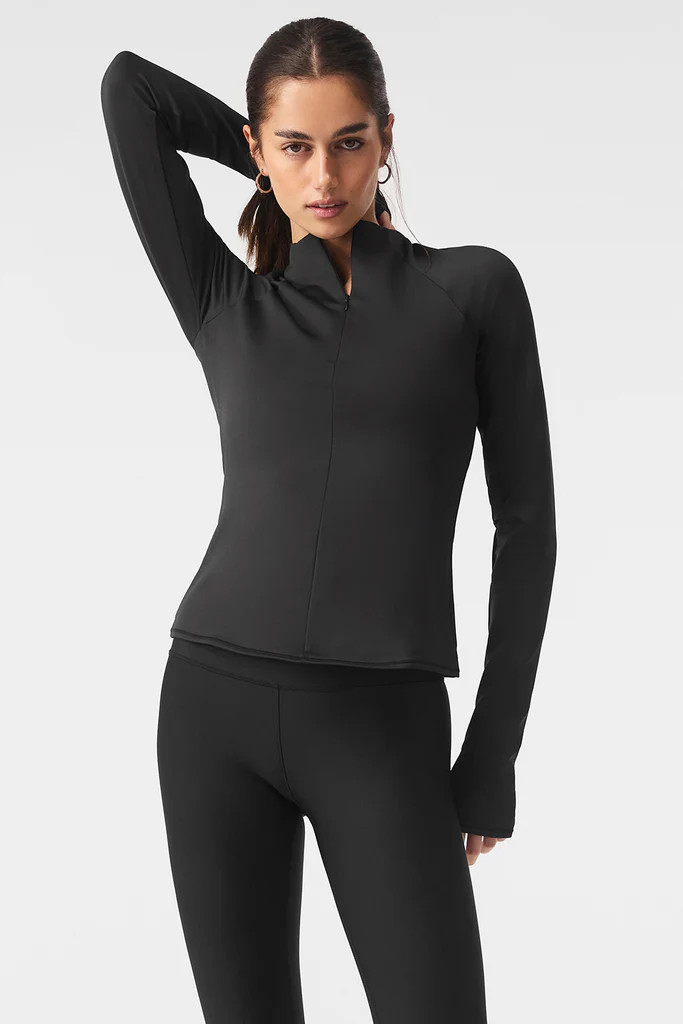 Airlift Winter Warm 1/4 Zip Long Sleeve | Alo Yoga (US)