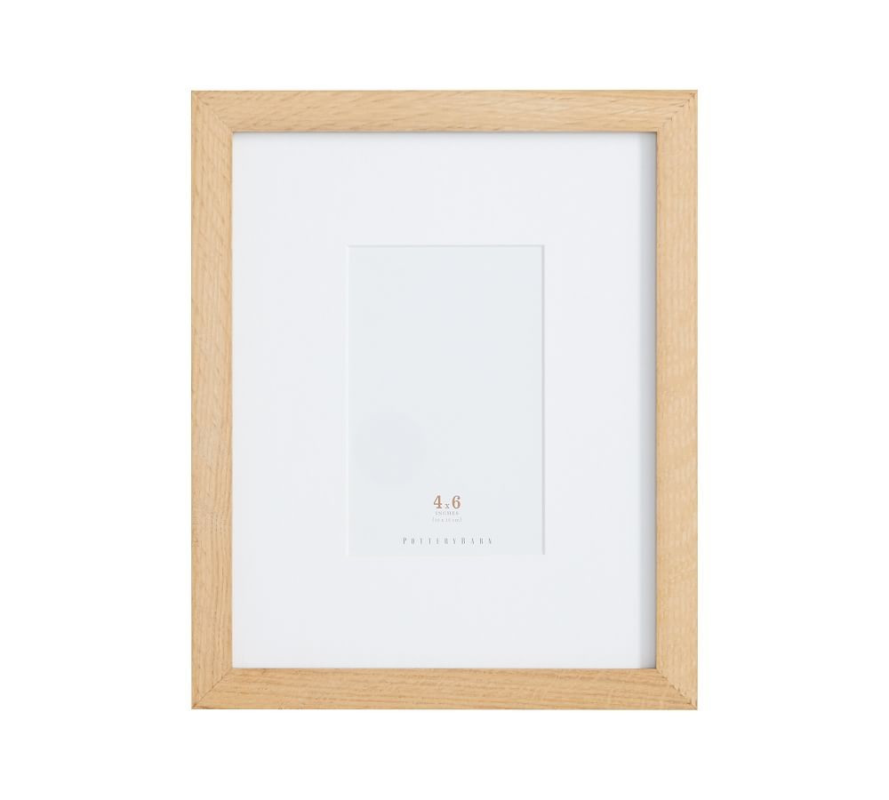 Wood Gallery Single Opening Frame, 4x6 (9x11 overall) - Natural | Pottery Barn (US)