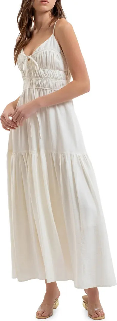 Smocked Sleeveless Maxi Dress | Nordstrom Rack