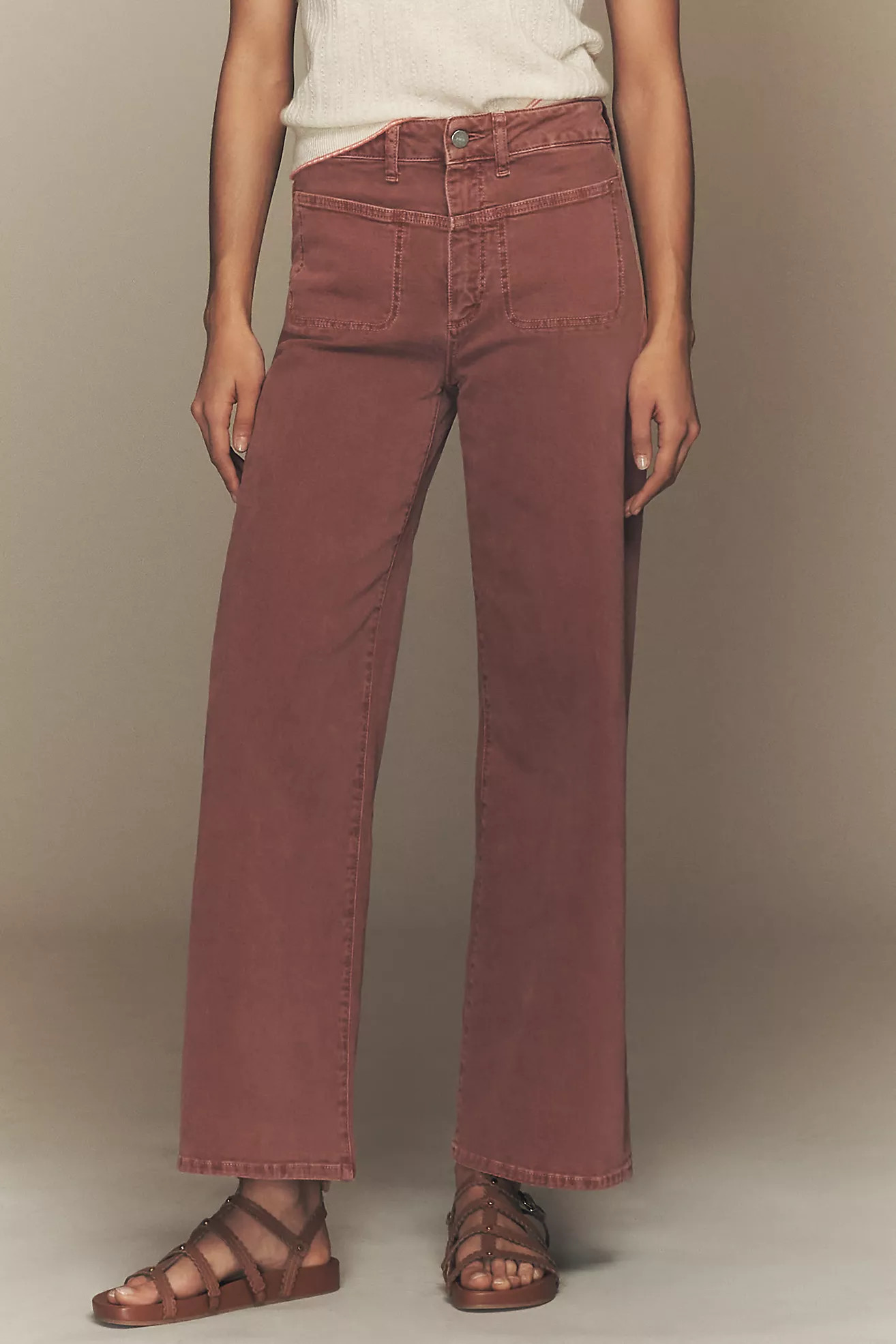 PAIGE Anessa 31 High-Rise Wide-Leg Jeans | Anthropologie (US)