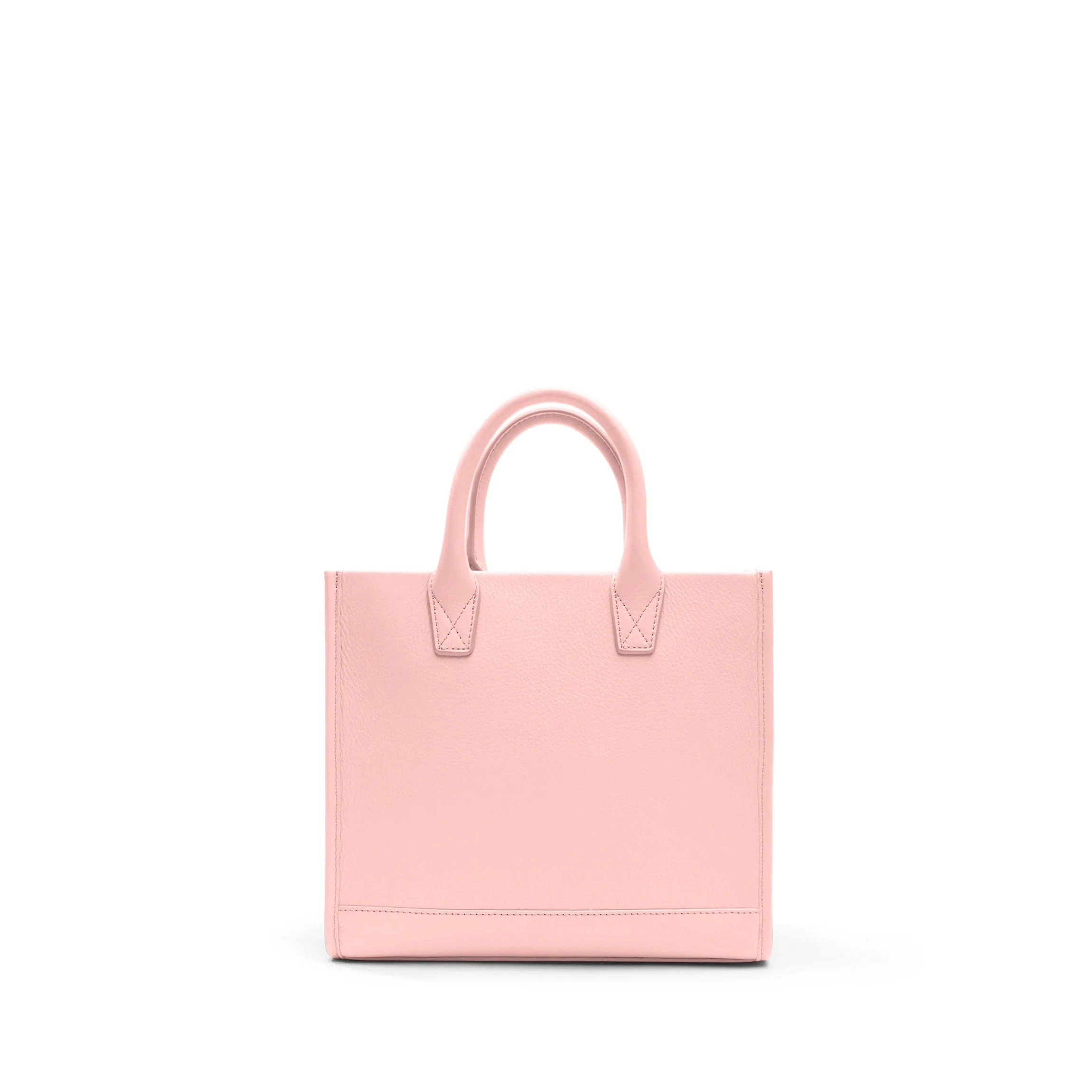 Kress Mini Top Handle Bag | Full grain leather, chic structured carry, Leatherology Rosewood | Leatherology