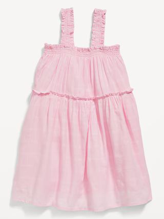 Sleeveless Ruffled Swing Dress for Toddler Girls | Old Navy (US)