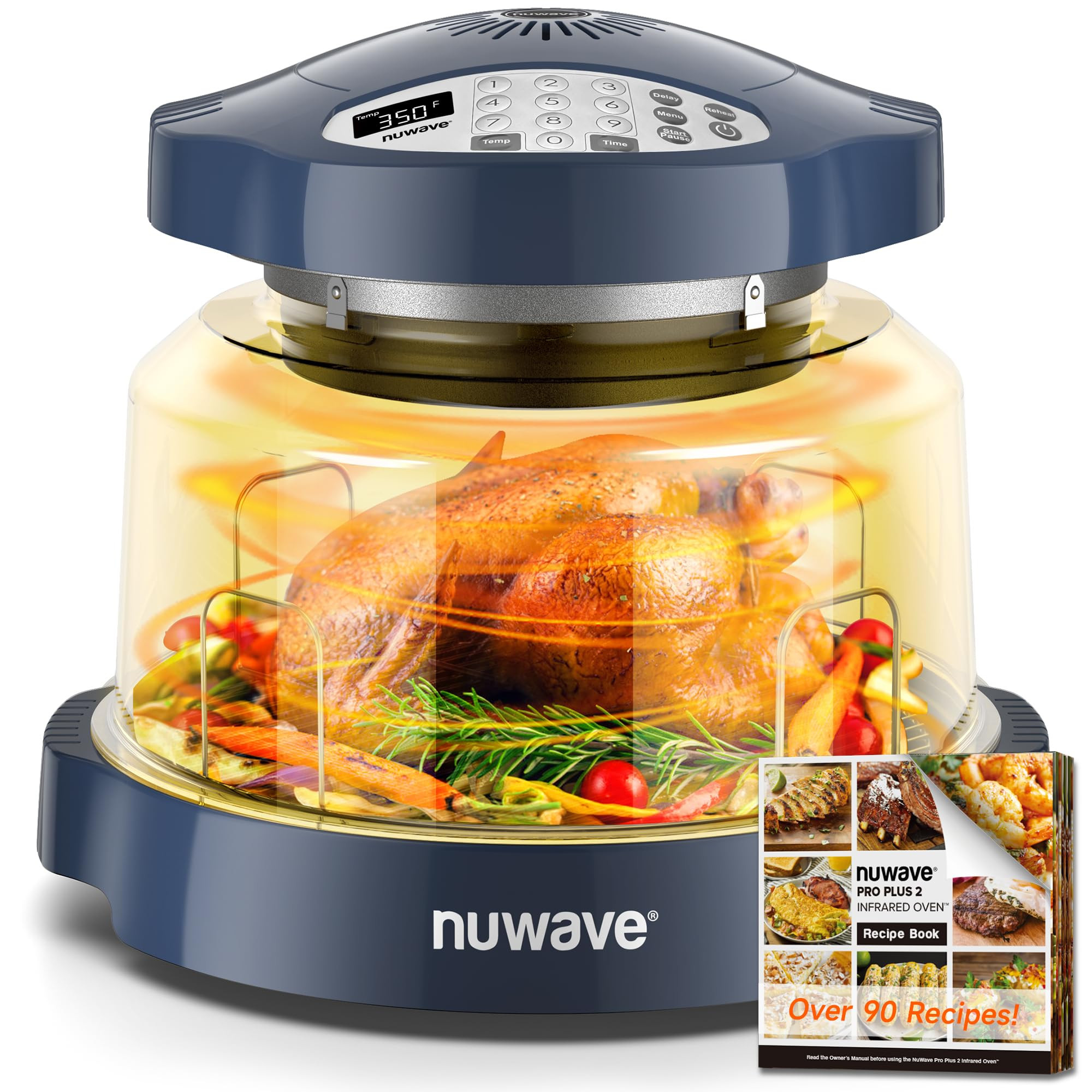 Nuwave Oven Pro Plus Air Fryer, Infra-Red Countertop, 2025 Advanced Convection, No Defrosting or ... | Amazon (US)