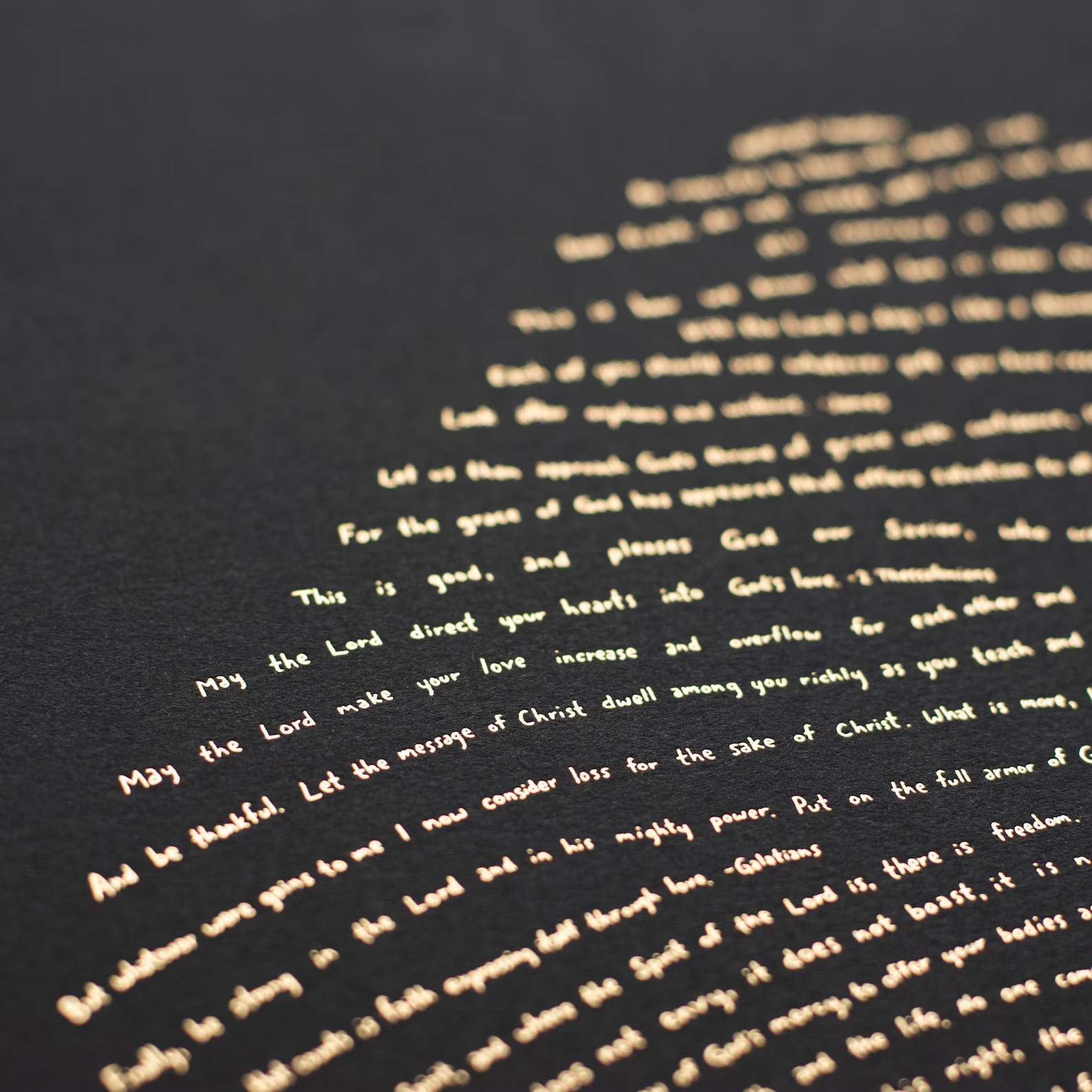 God's Fingerprint Gold on Black - Etsy | Etsy (US)