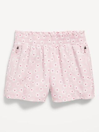 High-Waisted StretchTech Zip-Pocket Performance Shorts for Girls | Old Navy (US)