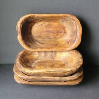 Rustic Spanish Oak Wood Dough Bowl | Etsy (US)