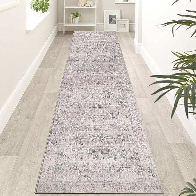 Homcomoda Distressed Runner Rugs for Hallway 2'x10' Non Slip Washable Extra Long Hallway Runner R... | Amazon (CA)