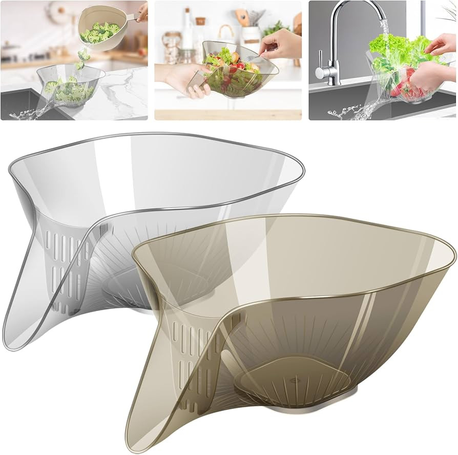 Multi-functional Drain Basket, Drainage Basket Funnel with Spout, Kitchen Sink Drain Basket for F... | Amazon (US)