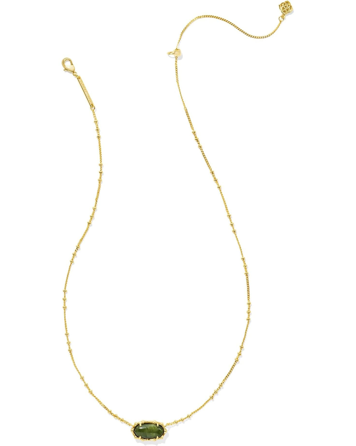 Elisa Bamboo Frame Short Pendant Necklace | Zappos