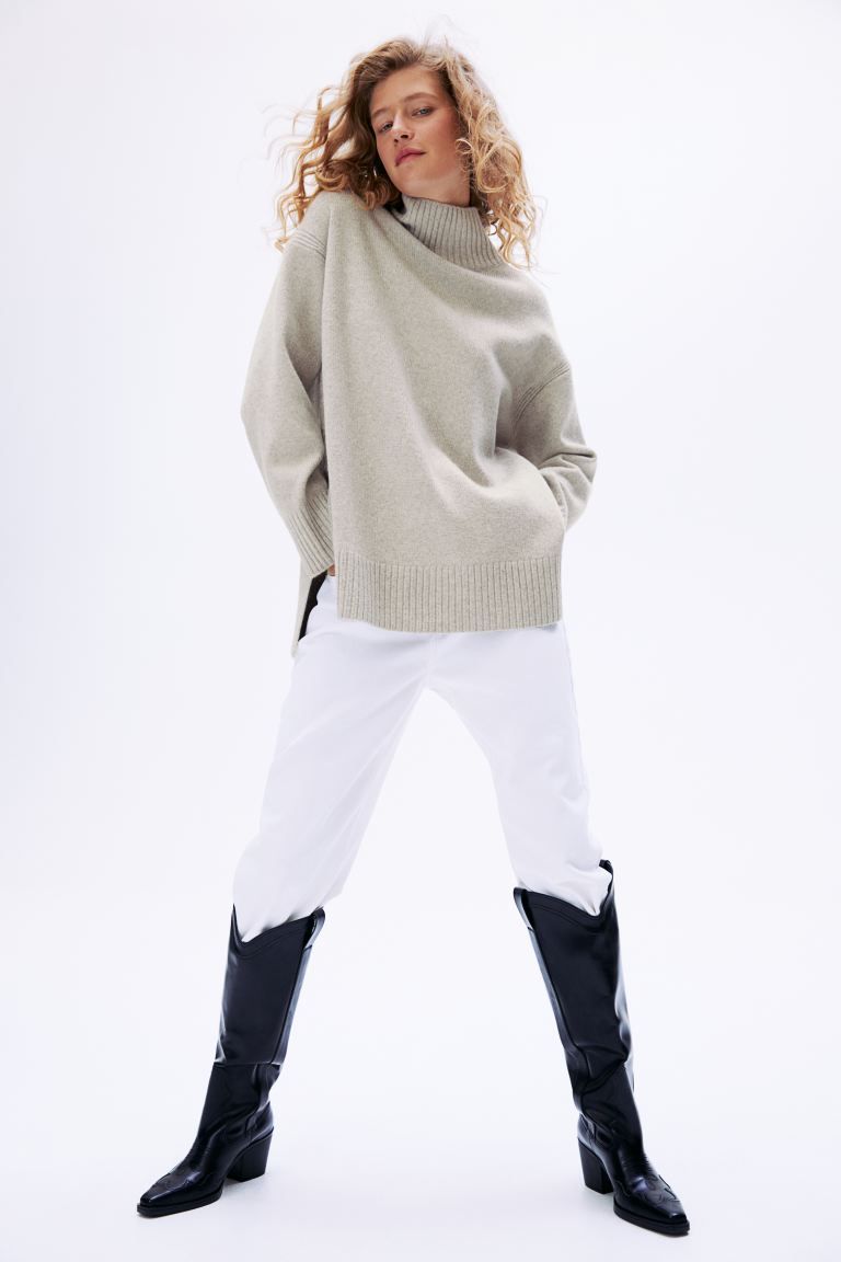 Oversized Turtleneck Sweater | H&M (US)