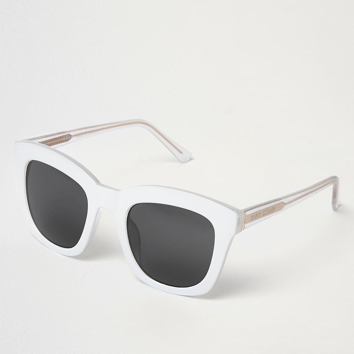 White square glam sunglasses | River Island (UK & IE)