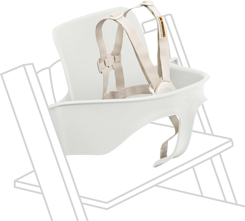 Stokke Tripp Trapp Baby Set 2, White - Ages 6-36 Months - Convert The Tripp Trapp Chair into a Co... | Amazon (US)